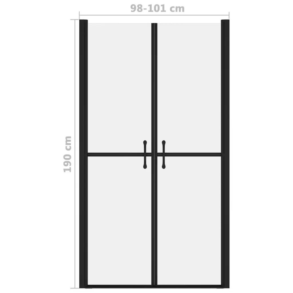 Porta per Doccia in ESG Satinato (98-101)x190 cm cod mxl 54013