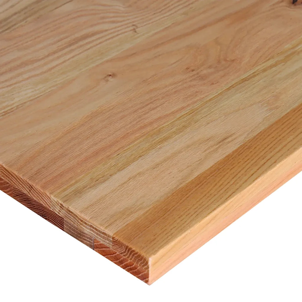 vidaXL Banco Lavoro Marrone Chiaro 140x60x81,5cm Legno Massello Rovere
