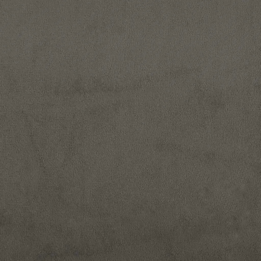 Testiera ad Orecchio Grigio Scuro 183x16x78/88 cm in Velluto 3118829
