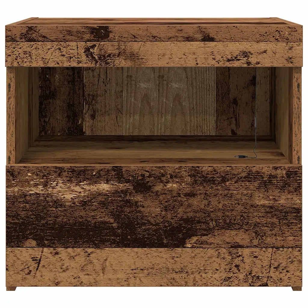 Armadio da Notte 2 pcs Legno vecchio 50 x 40 x 45 cm 862181