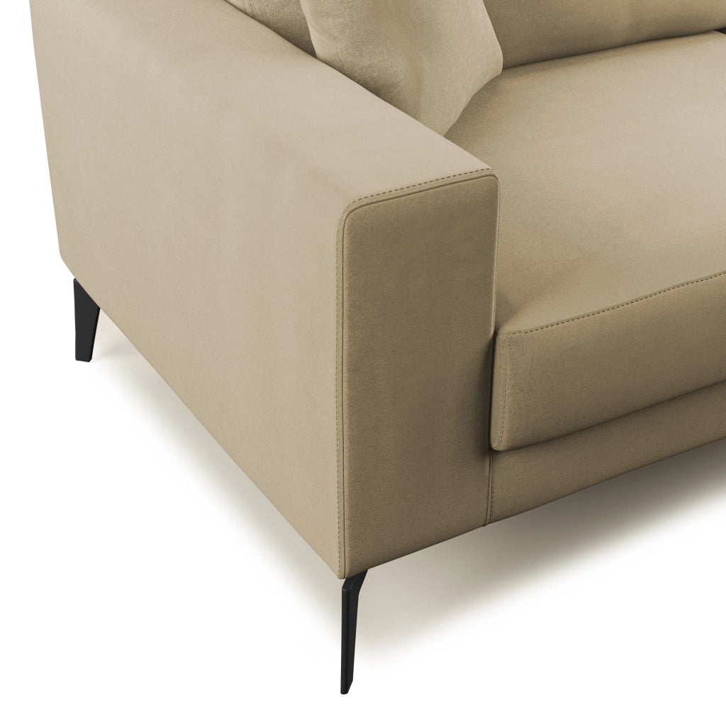 Prestige Divano design moderno T11 206 cm beige