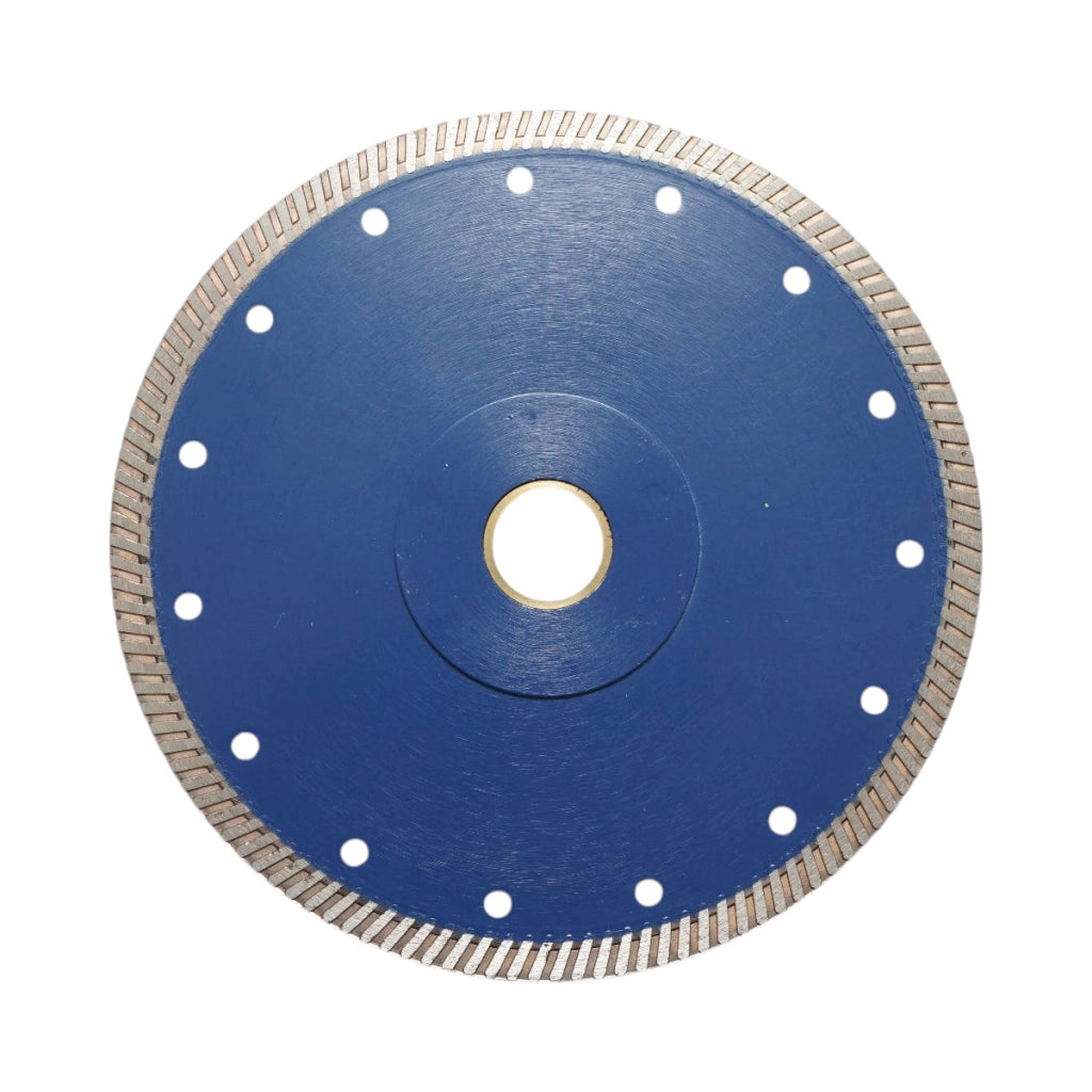 Disco diamantato turbo 200x30/25,4 mm, segmento 10 mm per piastrelle, maiolica, ceramica dura, marmo, granito Breckner Germany