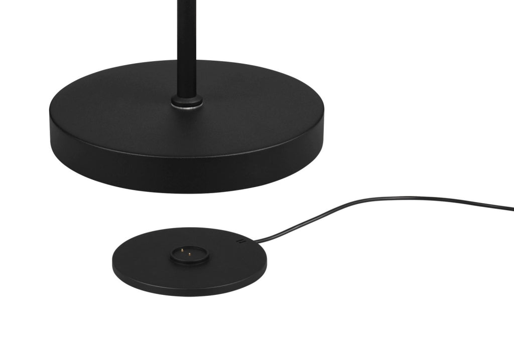 Lampada da terra nera MORENO RL braccio flessibile CCT 3W
