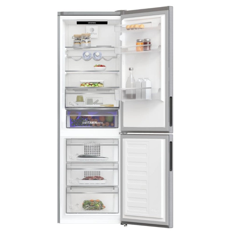 Frigorifero combinato Grundig libera installazione total no frost GKN26840XN INOX classe E
