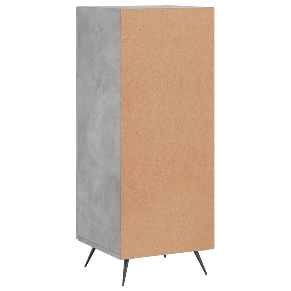Credenza-Buffet-Armadio da cucina Grigio Cemento 34,5x34x90 cm in Legno Multistrato 420131
