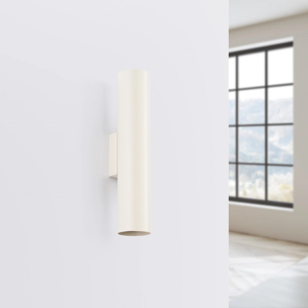Applique MODENO Pure Lume beige tubo 30cm 2xGU10 su-giù
