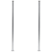 Pali per Recinzione 2 pz in Alluminio 185 cm CFW2703980