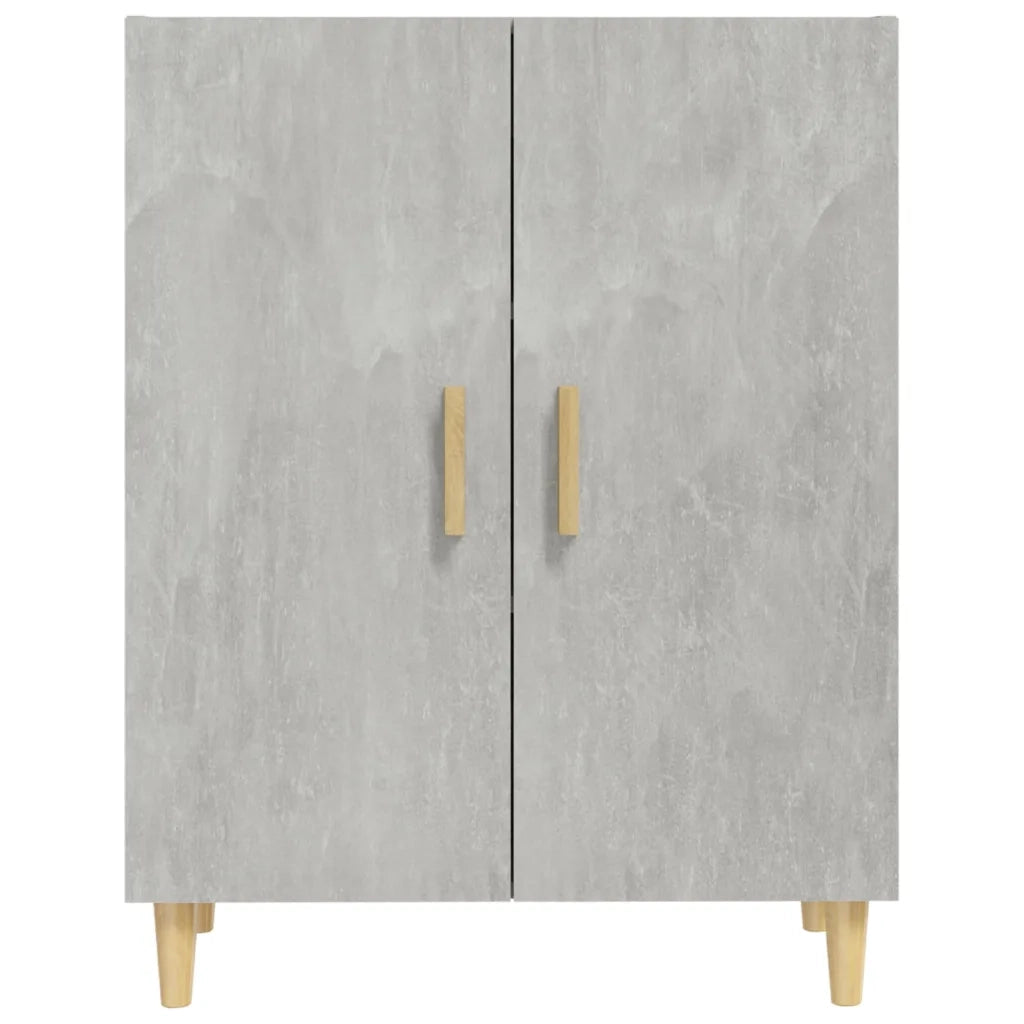 Credenza Grigio Cemento 70x34x90 cm in Legno Multistrato cod mxl 23846