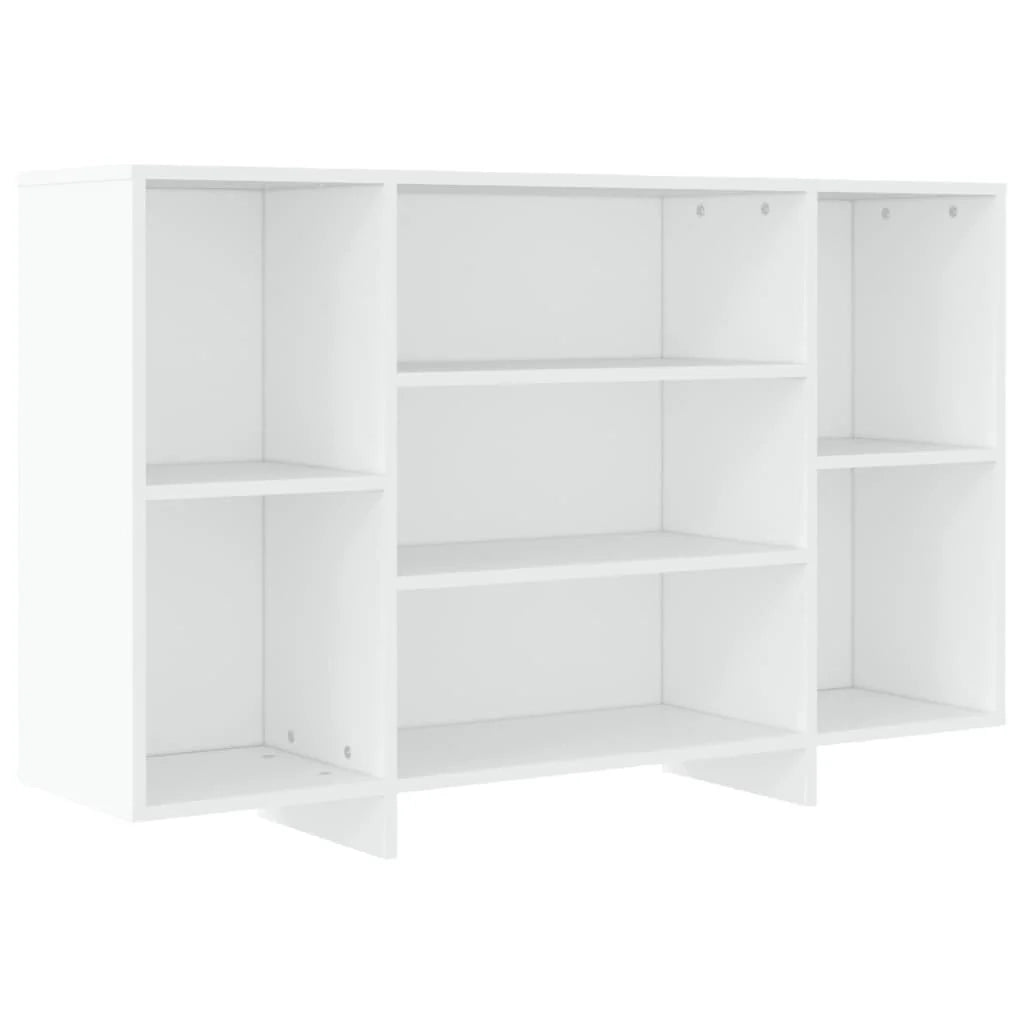 Buffet credenza cassettiera armadio mobile contenitore organizer per cucina soggiorno salotto 120 x 30 x 75 cm legno ingegnerizzato bianco 02_0030205
