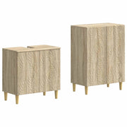 Set di Armadi da Bagno da 2 Pezzi DELFT Rovere Sonoma 3417623