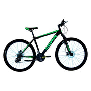 BICICLETTA UOMO 'TREKKING BRAVE DISK' COPPI 27,5 - nero / verde  - MASCIAGHI