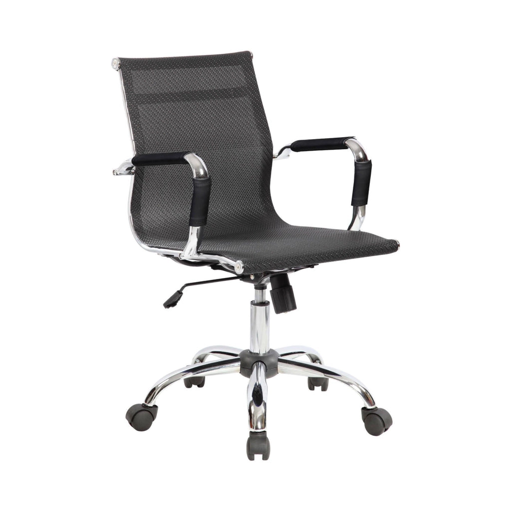 Poltrona da Ufficio Bunburyy\, Sedia con Ruote Regolabile, Grigio