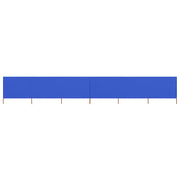 Paravento a 6 Pannelli in Tessuto 800x120 cm Azzurro cod mxl 61080