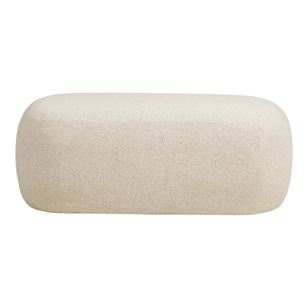 Panca Blossomville, Bianco, Poliestere, 50x100x38 cm