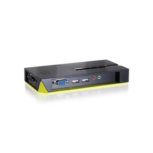 Levelone kvm-0421 switch per keyboard-video-mouse (kvm) nero, verde