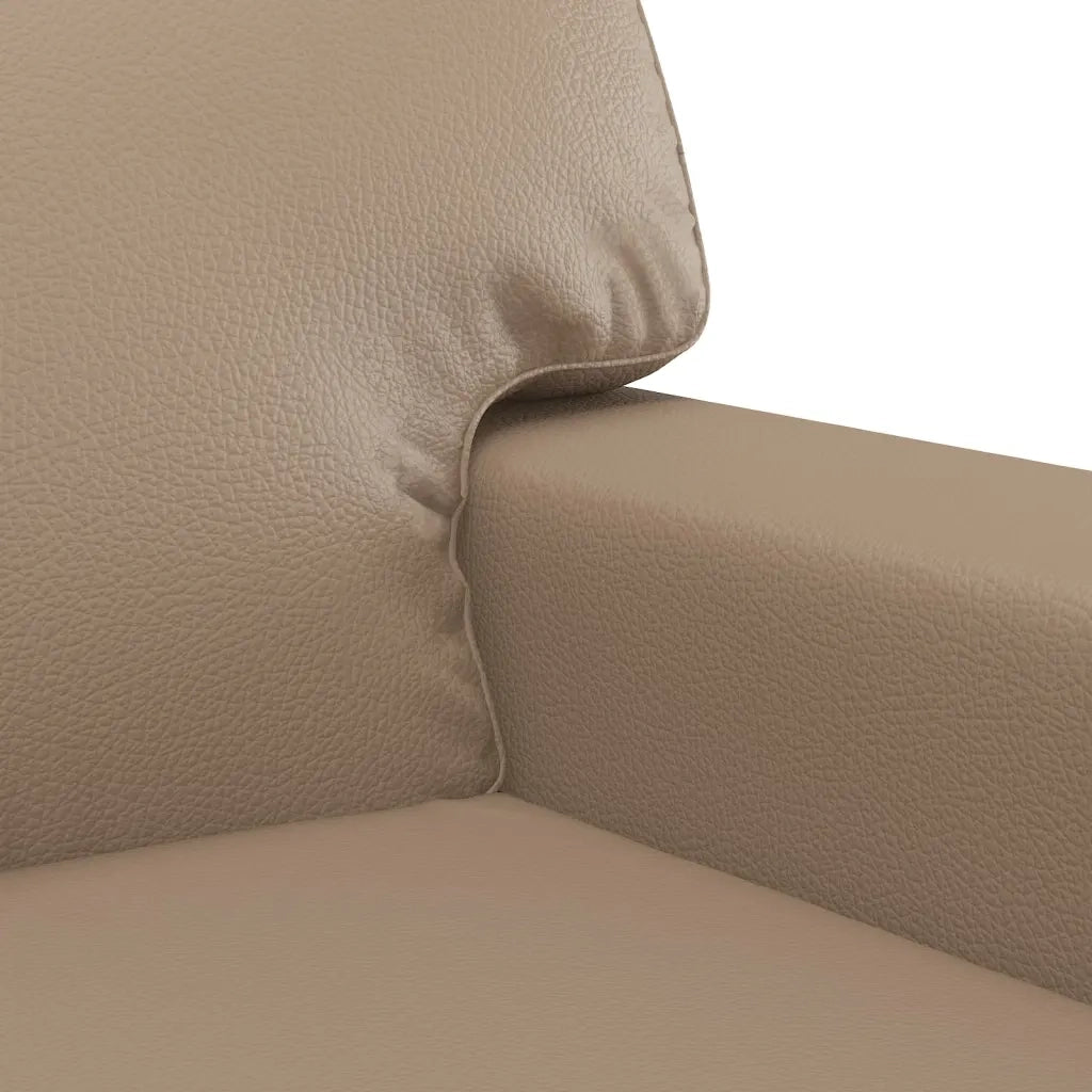Set di Divani 3 pz con Cuscini Cappuccino in Similpelle 3201933