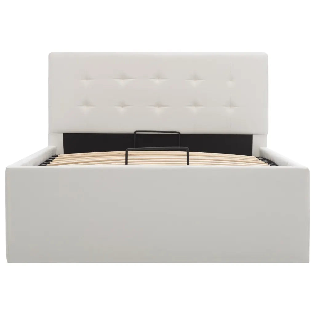 Giroletto con Contenitore Idraulico Bianco Similpelle 100x200cm 285517
