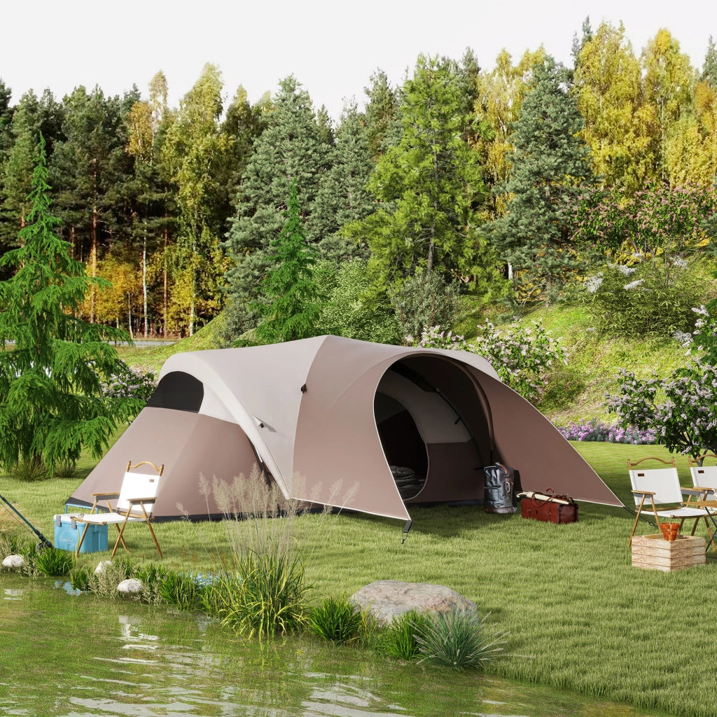 Tenda da campeggio 5-6 persone ¨C zephmum ¨C Impermeabile, ventilata, 550x300x198 cm