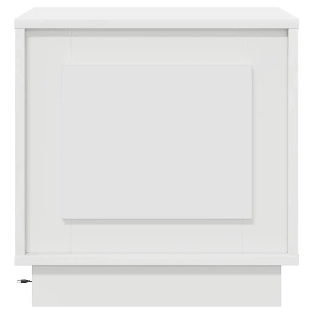 Set di 2 Comodini | Armadio da Notte | Mobiletto da notte Bianco 44 x 34,5 x 45 cm