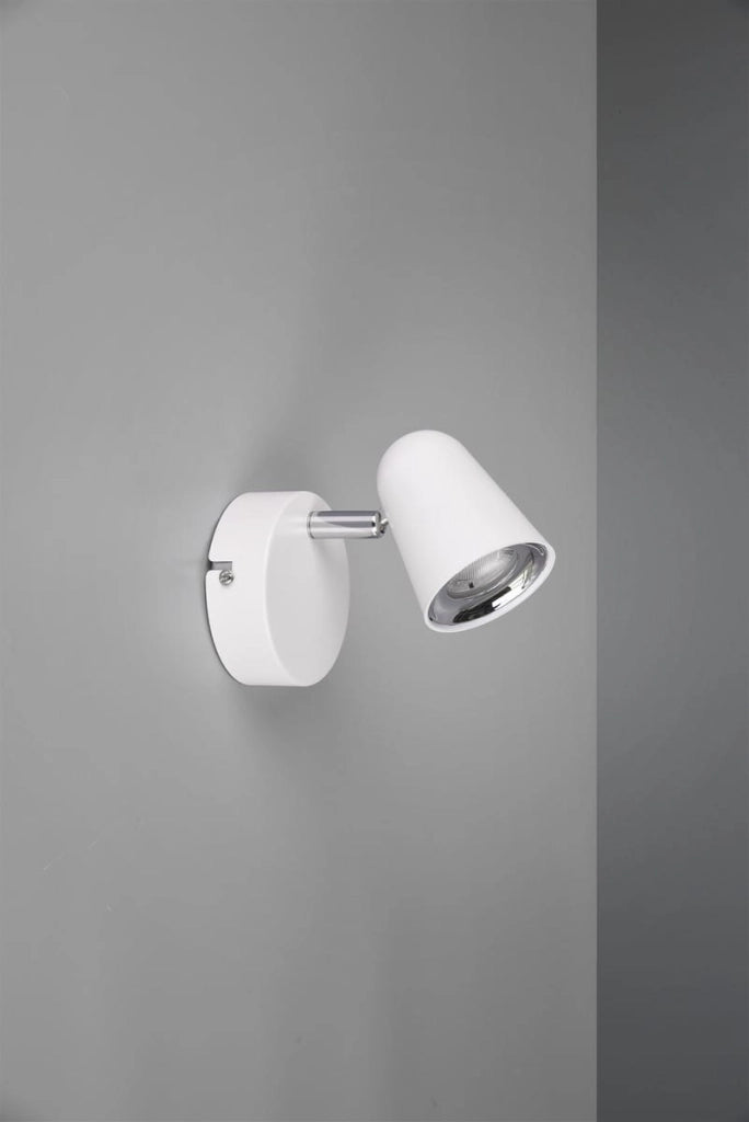 Faretto da parete Toulouse bianco/cromo LED 3W 3000K