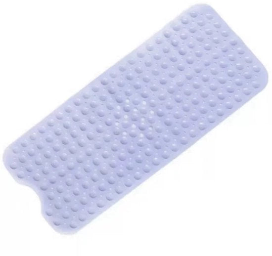 Matrice antiscivolo premium per vasca da bagno - 100 x 40 cm - blu - BPA, latex-free, resistente alla muffa, lavabile in lavatrice - sicuro, sostenibile e confortevole