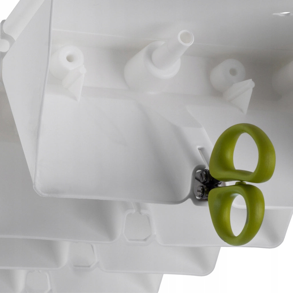 KADAX Vaso da fiori verticale a cascata a 4 moduli con supporto