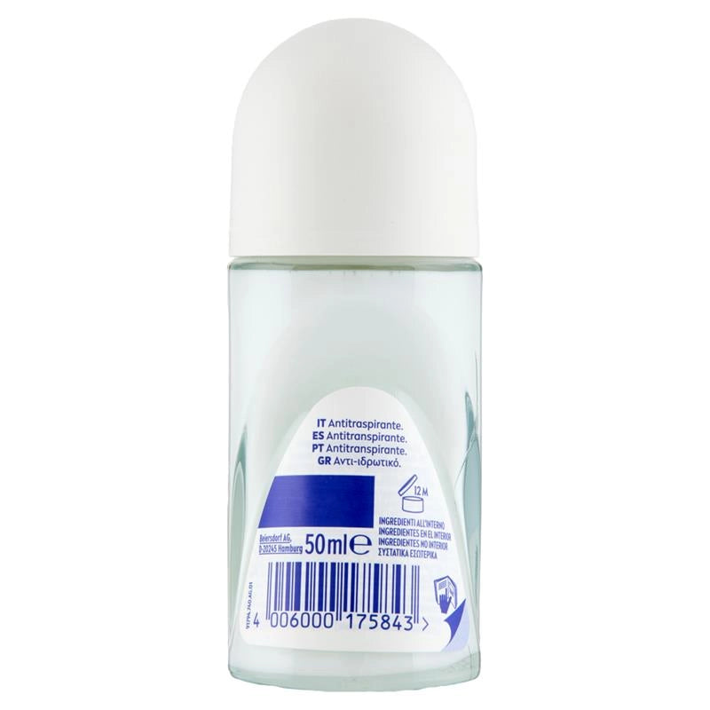 NIVEA ROLL-ON DERMA CONTROL RESTORE ANTI-PERSPIRANT PER PELLI SENSIBILI ACIDO HIALURONICO E VITAMINA E 50 ML