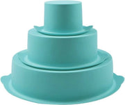 Set di Forme per Torta in Silicone - 3 Pezzi per Torta e Dolci