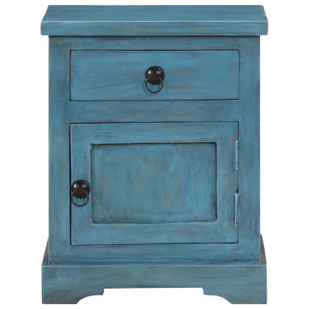Comodino in Legno Massello di Mango 40x30x50 cm 246150