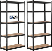 Set di Raccordi Pesi da 2 - 180x90x30 cm - 5 Cassetti di Magazzino - Archiviazione e Organizzazione per Sottotetti, Garages e Uffici