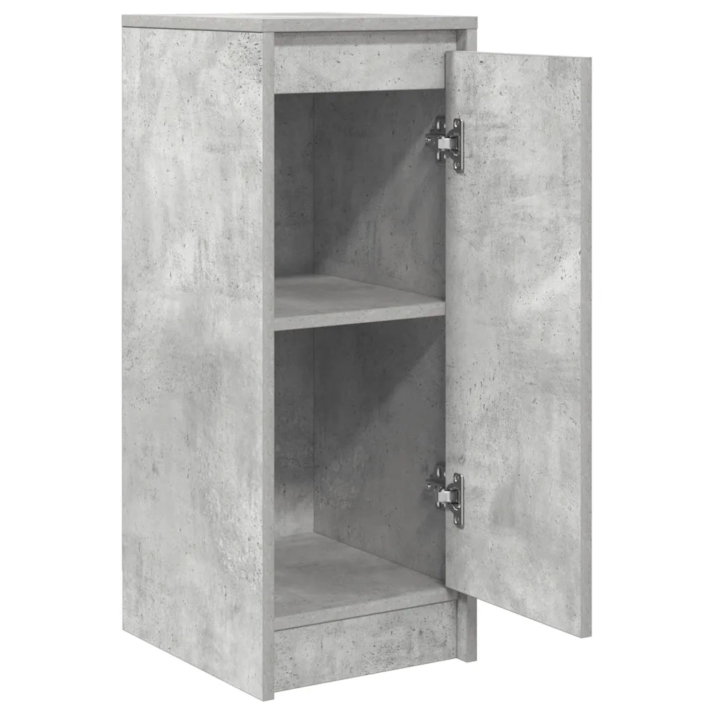 Credenza Grigio Cemento 29,5x34x76 cm in Legno Multistrato 861610