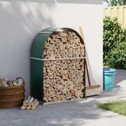 Portaceppi Verde 80x45x120 cm in Acciaio Zincato 364539