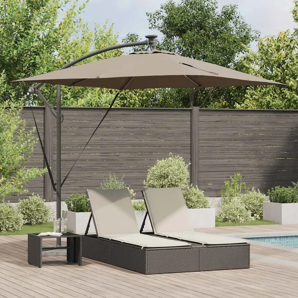 Ombrelloneda-Ombrello da giardino balcone Talpa 249 x 249 x 250 cm Poliestere e Alluminio