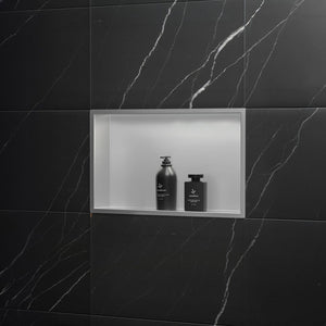 Mensola Bagno 30x45 Steel Brush