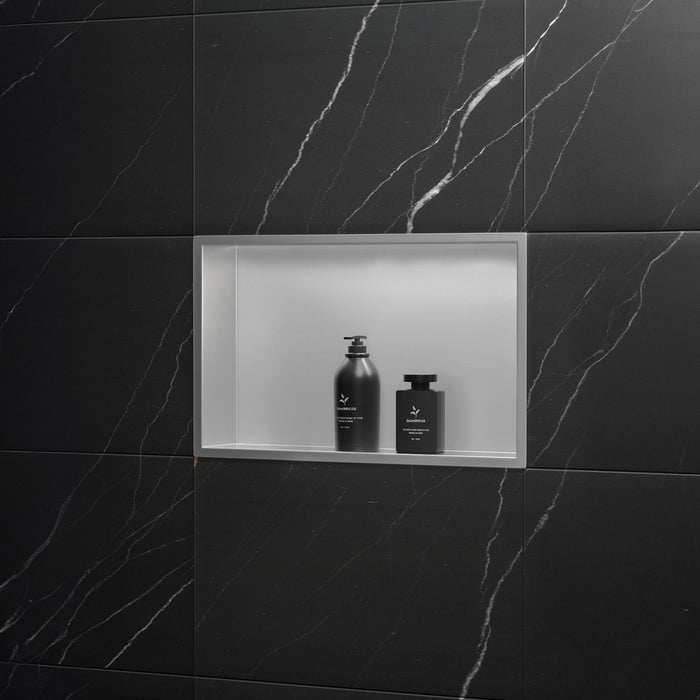 Mensola Bagno 30x45 Steel Brush