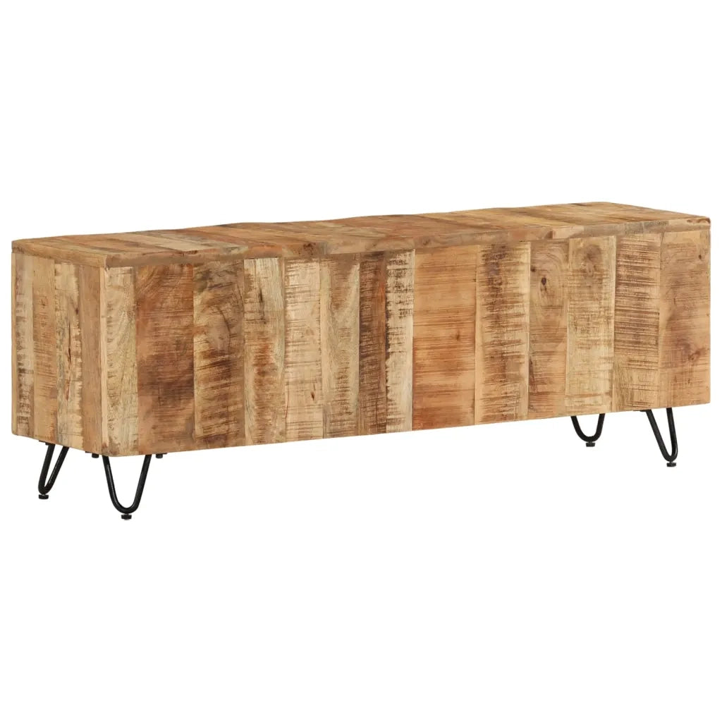 Mobile Porta TV 110x30x40 cm in Legno Massello di Mango 337843