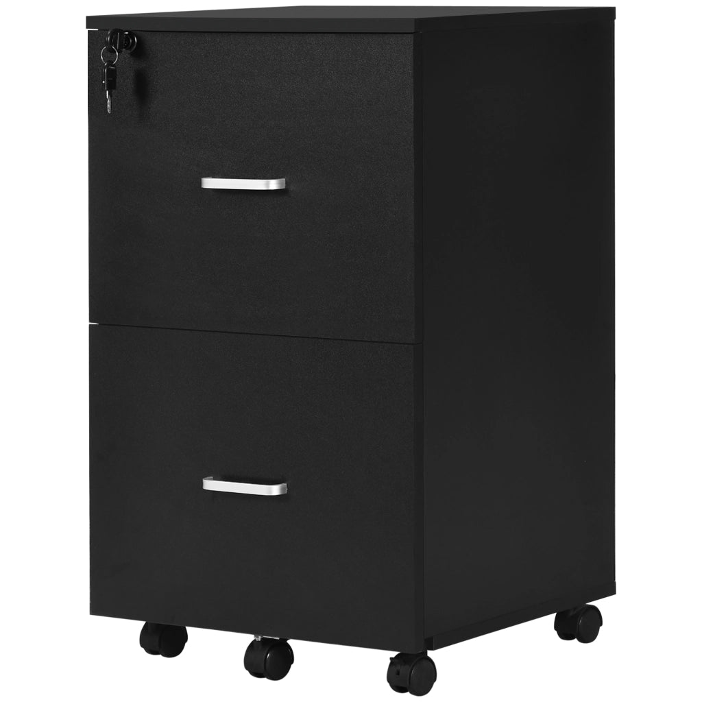 Scrivania con Cassetti ¨C zephmum ¨C Nero 43x45x72 cm
