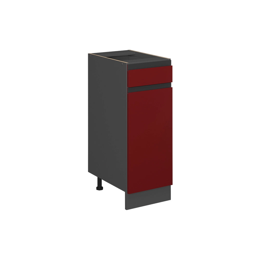 Vicco Frontale cucina Rosso 29.6 x 70.8 cm frontale del mobile per mobile base con cassetti