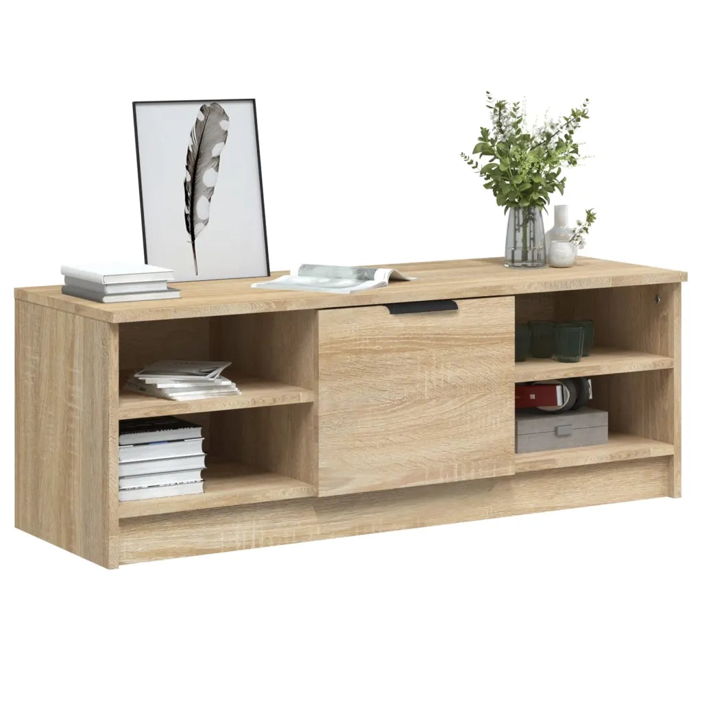 Mobile Porta TV Rovere Sonoma 102x35,5x36,5cm Legno Multistrato