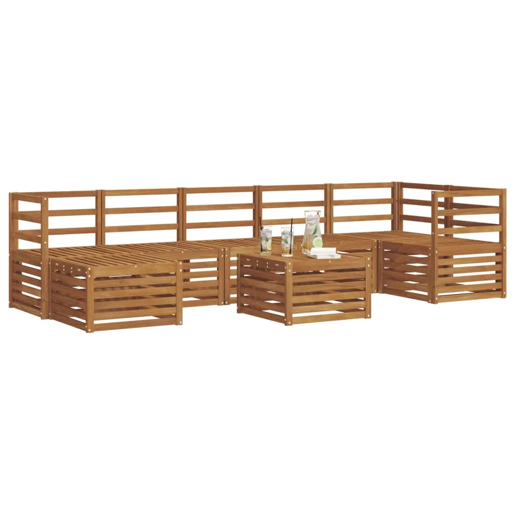 Set di divani da esterno 8 pcs Naturale 3375189