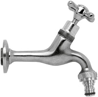 Rubinetto per Fontana da Giardino in Ottone Cromato con Attacco Rapido Morelli Contea