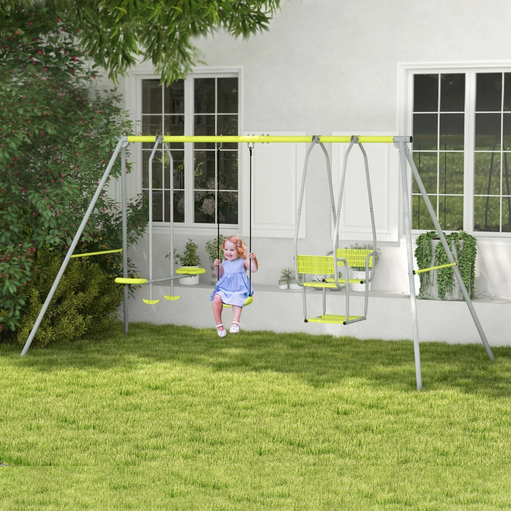 Set 3 in 1 balan?oire portique bambini ¨C zephmum ¨C verde, max 225 kg