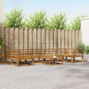Set di divani da esterno 8 pcs Naturale