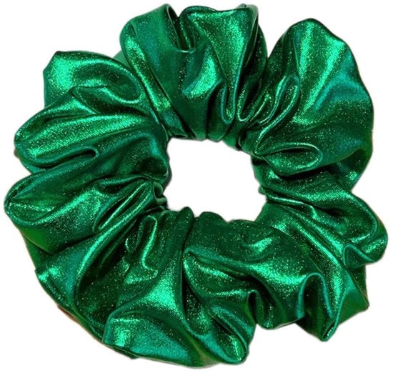 Accessori per capelli - elastici in PU - fascette elastiche - accessori per capelli femminili - scrunchies - rosa/argento/oro - 8 cm larghezza - fascia per capelli