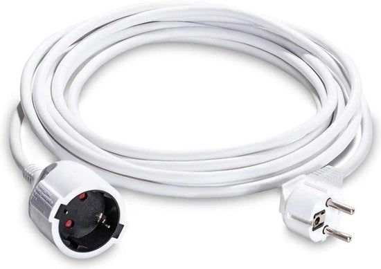 Cavo di estensione 5m PVC 230V 15mm² - Per PC e riscaldamento a infrarossi - Utile per l'uso domestico