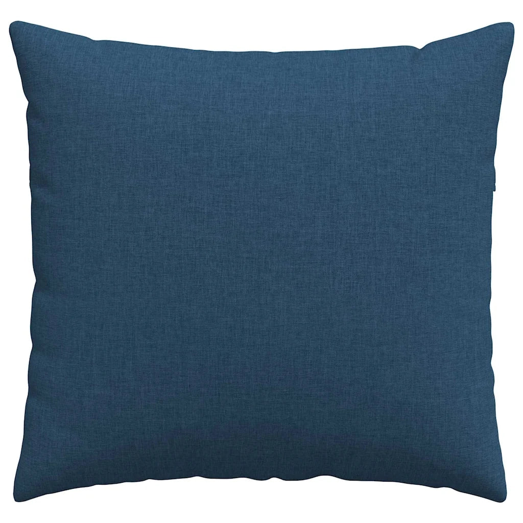 Cuscini da Divano 2 pz-Set di 2 Cuscini per Sofa Blu 50 x 50 cm Tessuto