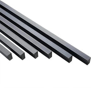 Set di 6 maniglie a L per porte di cucina - lega di alluminio - distanza di apertura 320mm - maniglie per mobiletti per cassetti - maniglie ripiegabili