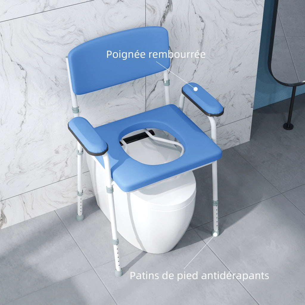 Poltrona reclinabile massaggiante elettrica con alzapersona ¨C zephmum ¨C blu