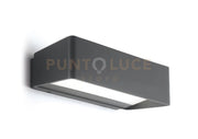 GES761- APPLIQUE GRIGIO ANTRACITE A LED 4000K 1300LM 13W IP65 24,8CM