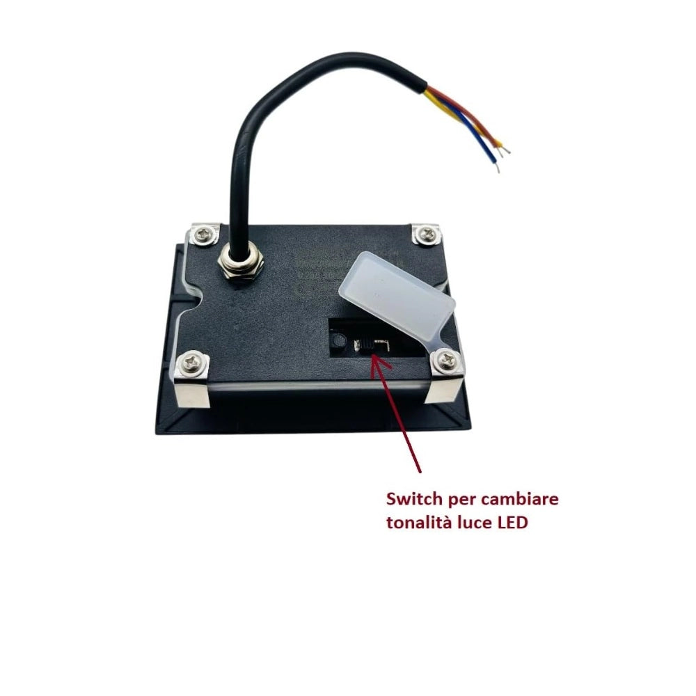 SEGNAPASSO LED 5W CCT SWITCH 3 TEMPERATURE COLORE - ILLUMINAZIONE LED DA ESTERNO IP65 PER SCALE GIARDINI E PASSAGGI